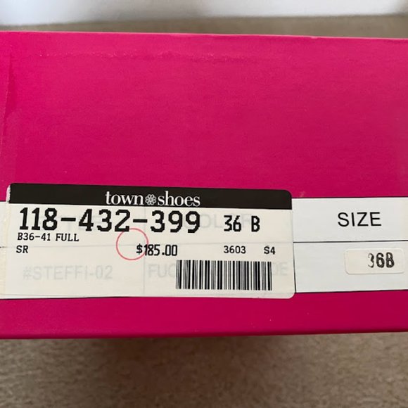 Barbie Pink Rhinestone Open Toe Heels - Picture 8 of 8